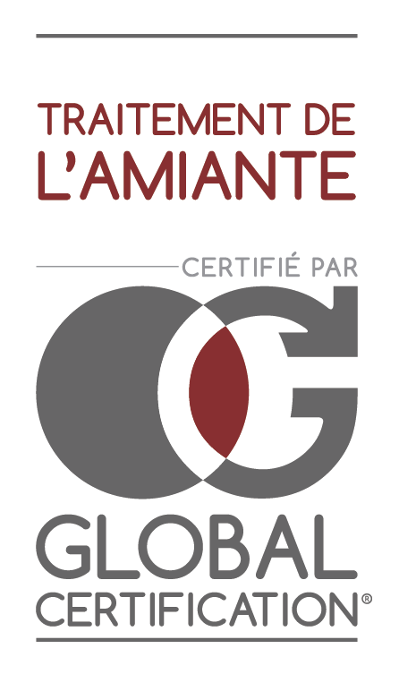 Traitement de l'amiante — certifié par Global Certification (NF X 46-010)